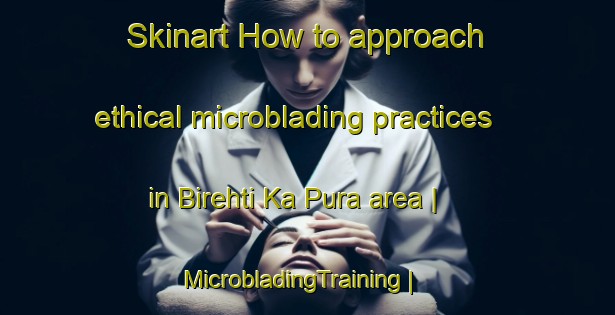 Skinart How to approach ethical microblading practices in Birehti Ka Pura area | MicrobladingTraining | MicrobladingClasses | SkinartTraining-India
